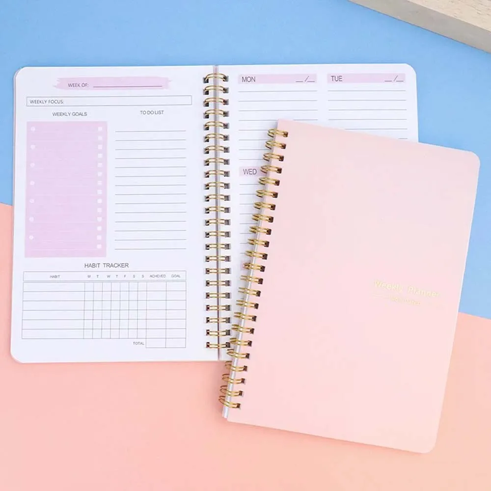 Planner Weekly Budget - A5 Weekly Planner Coil Daily Planner