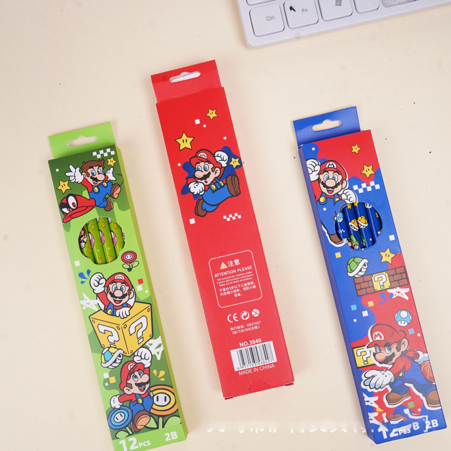 Stationery Office - Super Mario element 2B pencil. Suitable