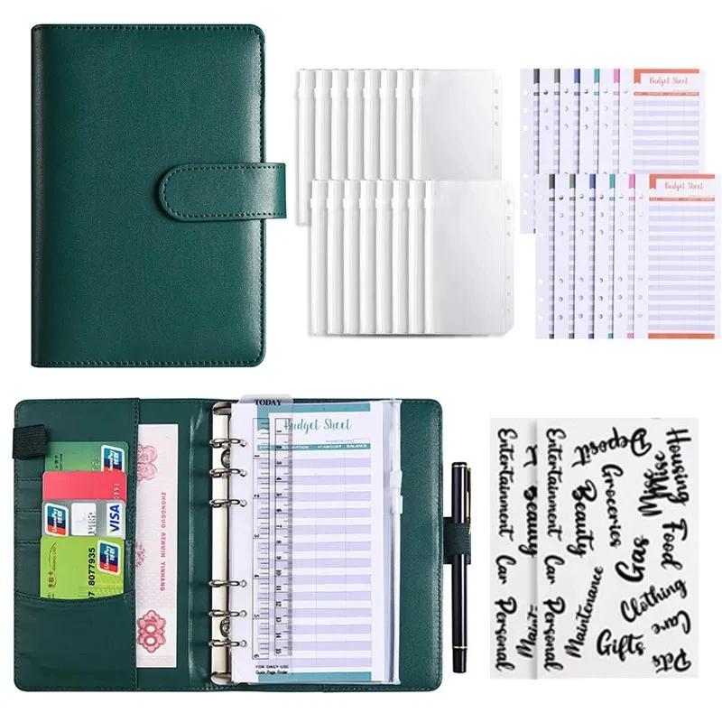 Planner Weekly Budget - Macaron Color A6 Budget Binder Planner