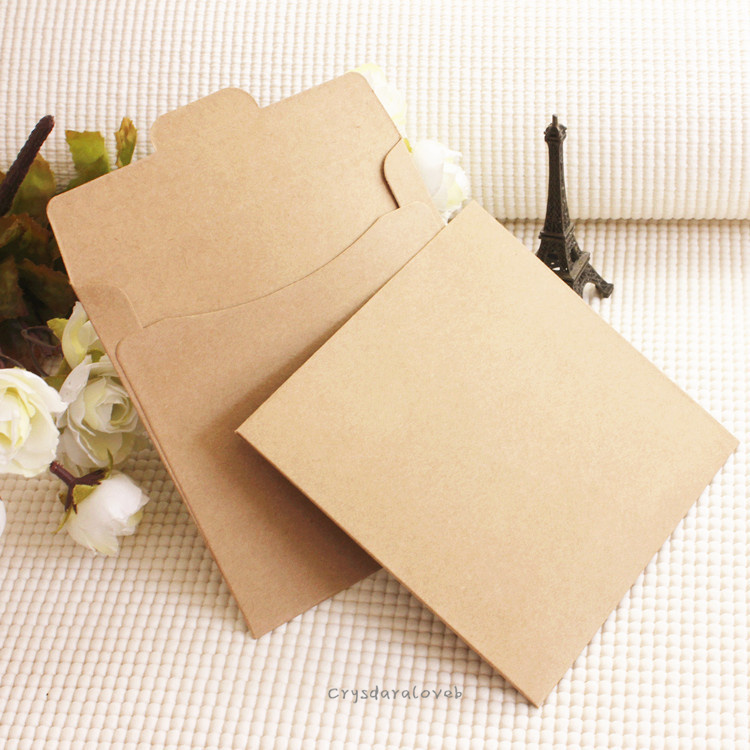 Letter Envelope Kraft - 50/100Pcs Brown Vintage Kraft Paper CD