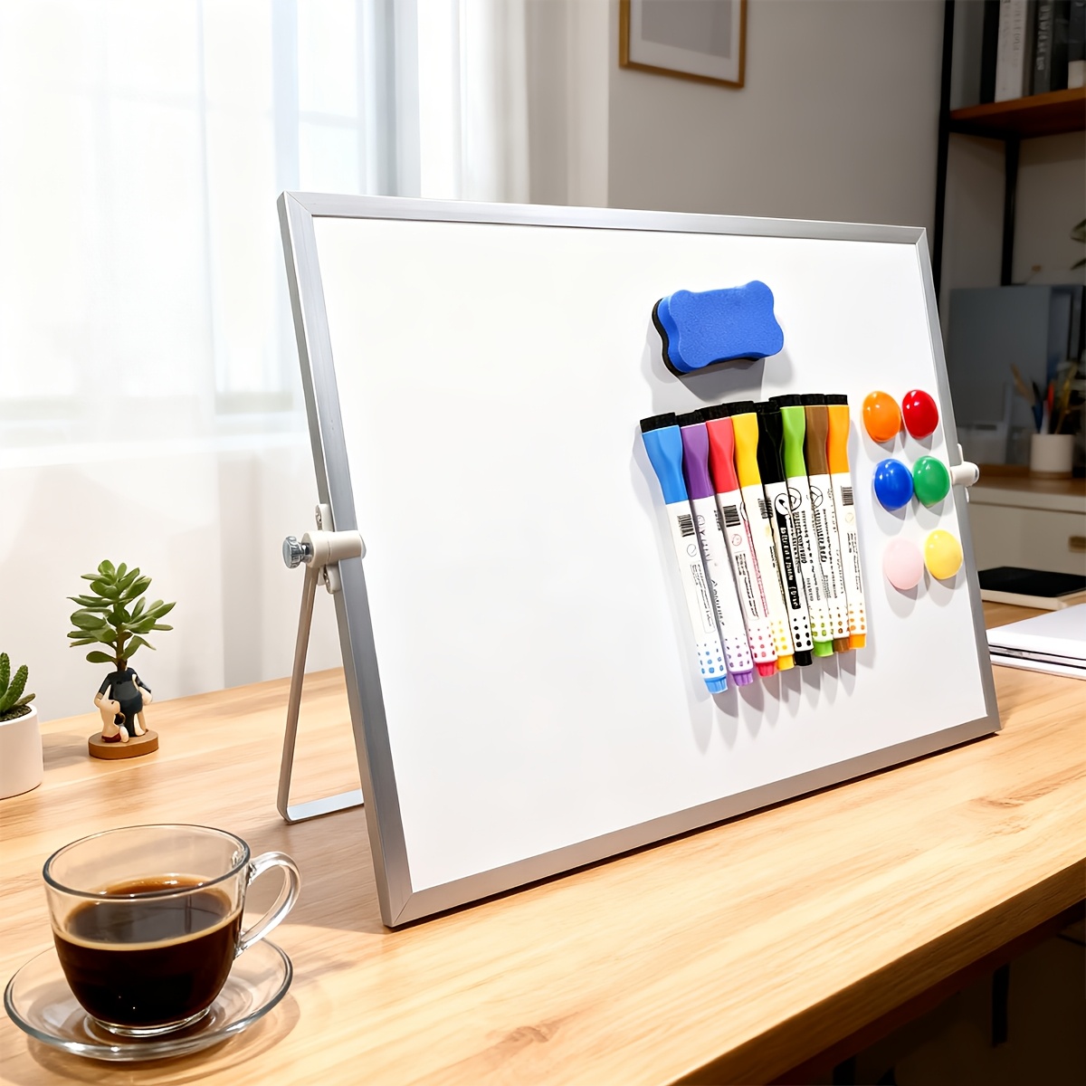 Whiteboard Marker Set - Macaron Magnetic Whiteboard Set with 8