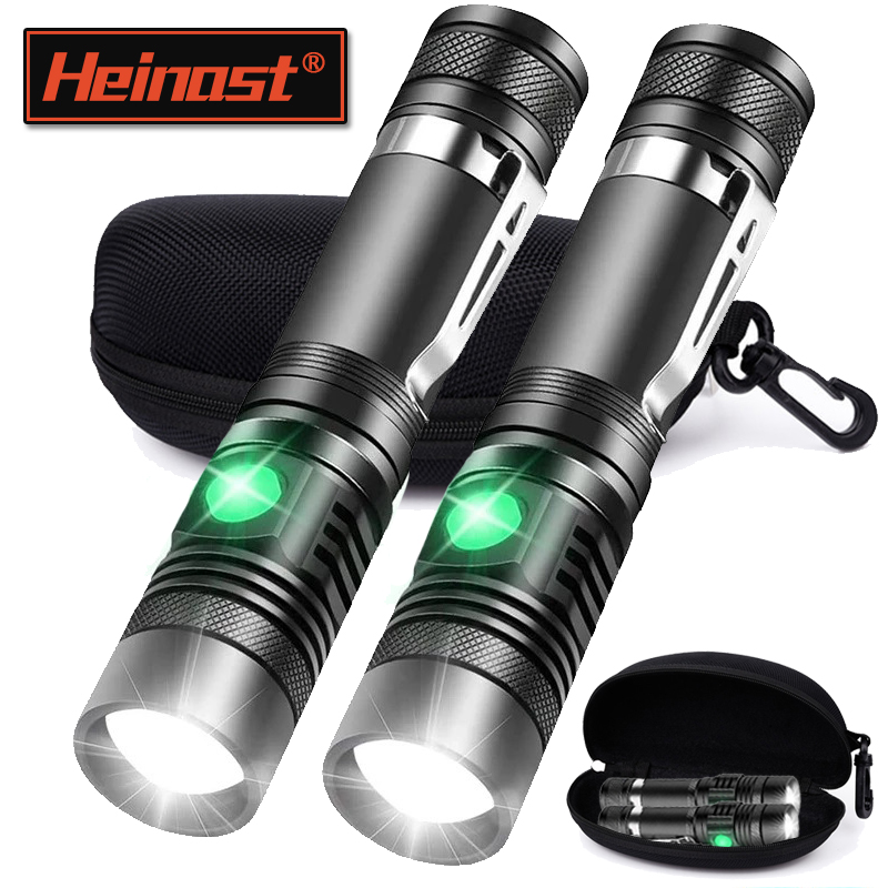 Stationery Supply - Rechargeable T6 Handheld Flashlight Use 18650