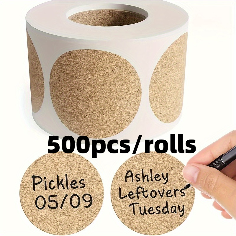 Sticker Label Roll - 500pcs/rolls Sticker Round Pastry Tools Stickers