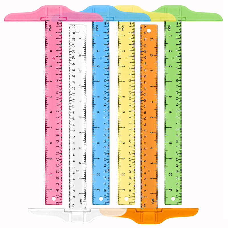 Stationery Supplier - 1Pc T-shaped Double Side Scale Ruler