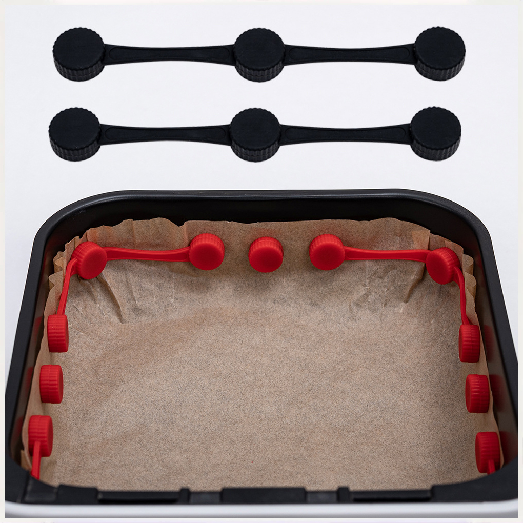 Paperclip Magnetic Set - 1-4pcs Air Fryer Magnet Silicone Buckle