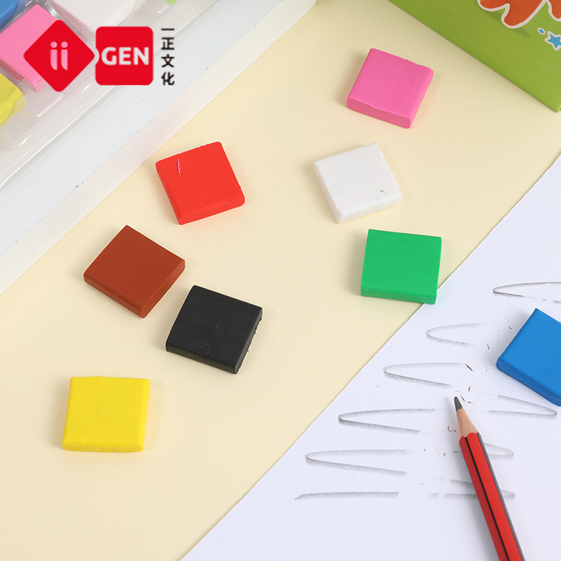 Rubber Eraser Kneaded - 8 PCS/Lot High Quality Candy Color