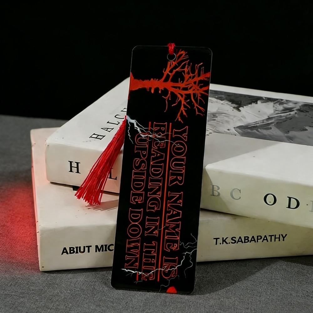Office Supply Office Stationery Items - Hot Creative Acrylic Bookmark withTassel Horror