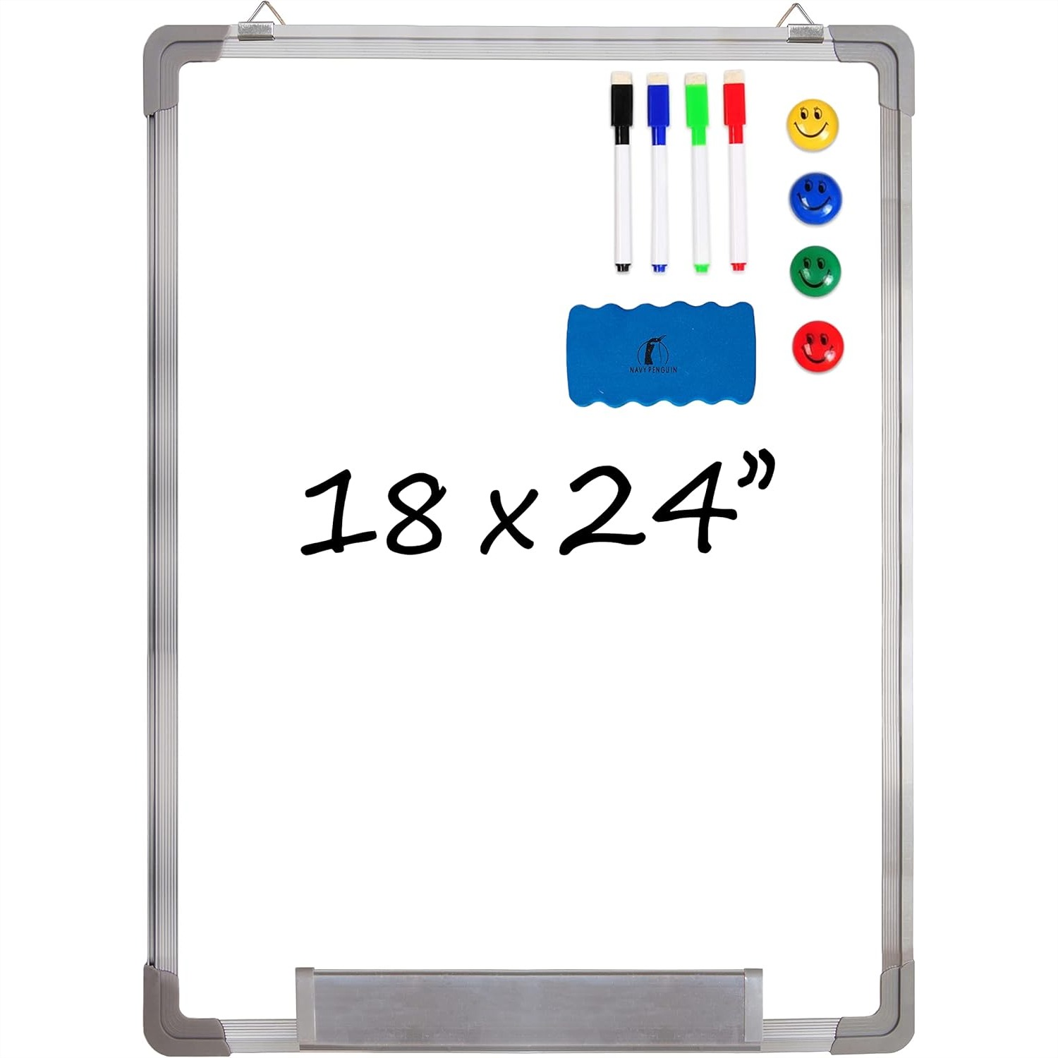 Whiteboard Marker Set - Whiteboard Set 18x24 in with Magnetic