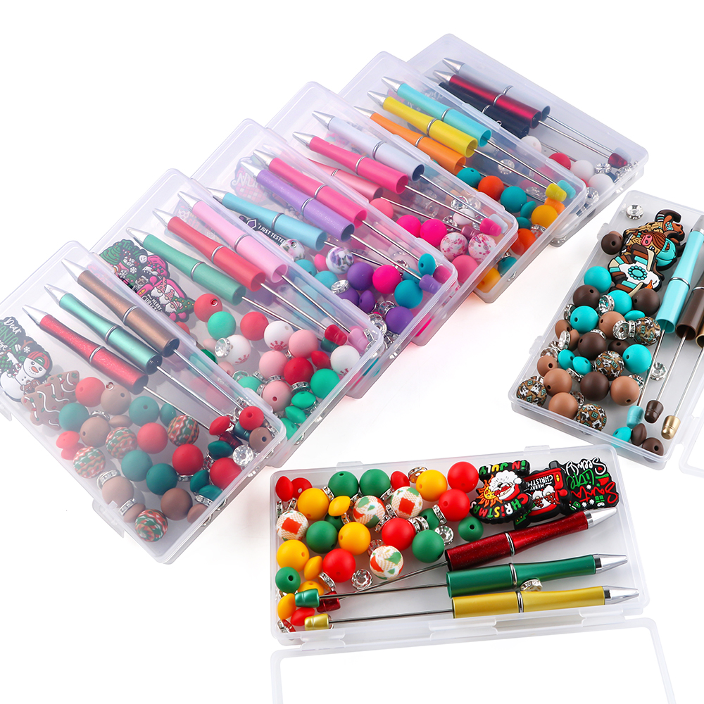 Office Stationery And Supply - 54Pcs/Box Ballpoint Pen DIY Bead Pen