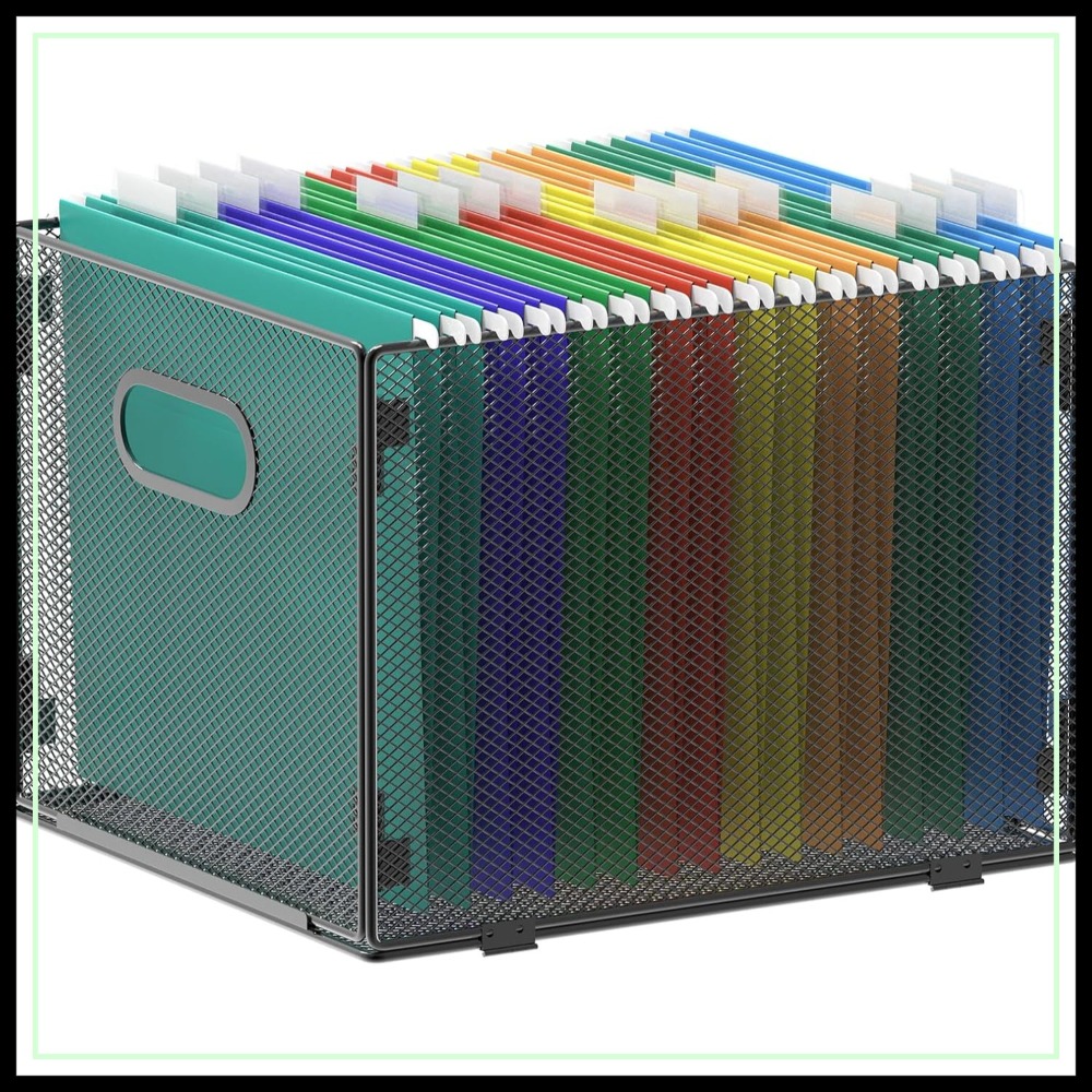 File Folder Hanging - Samstar Hanging File Organizer, Mesh File