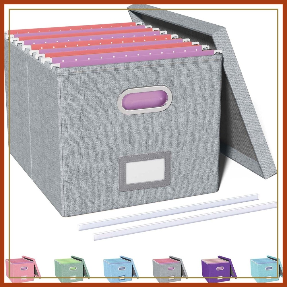 File Folder Hanging - Oterri File Organizer Box, Hanging File