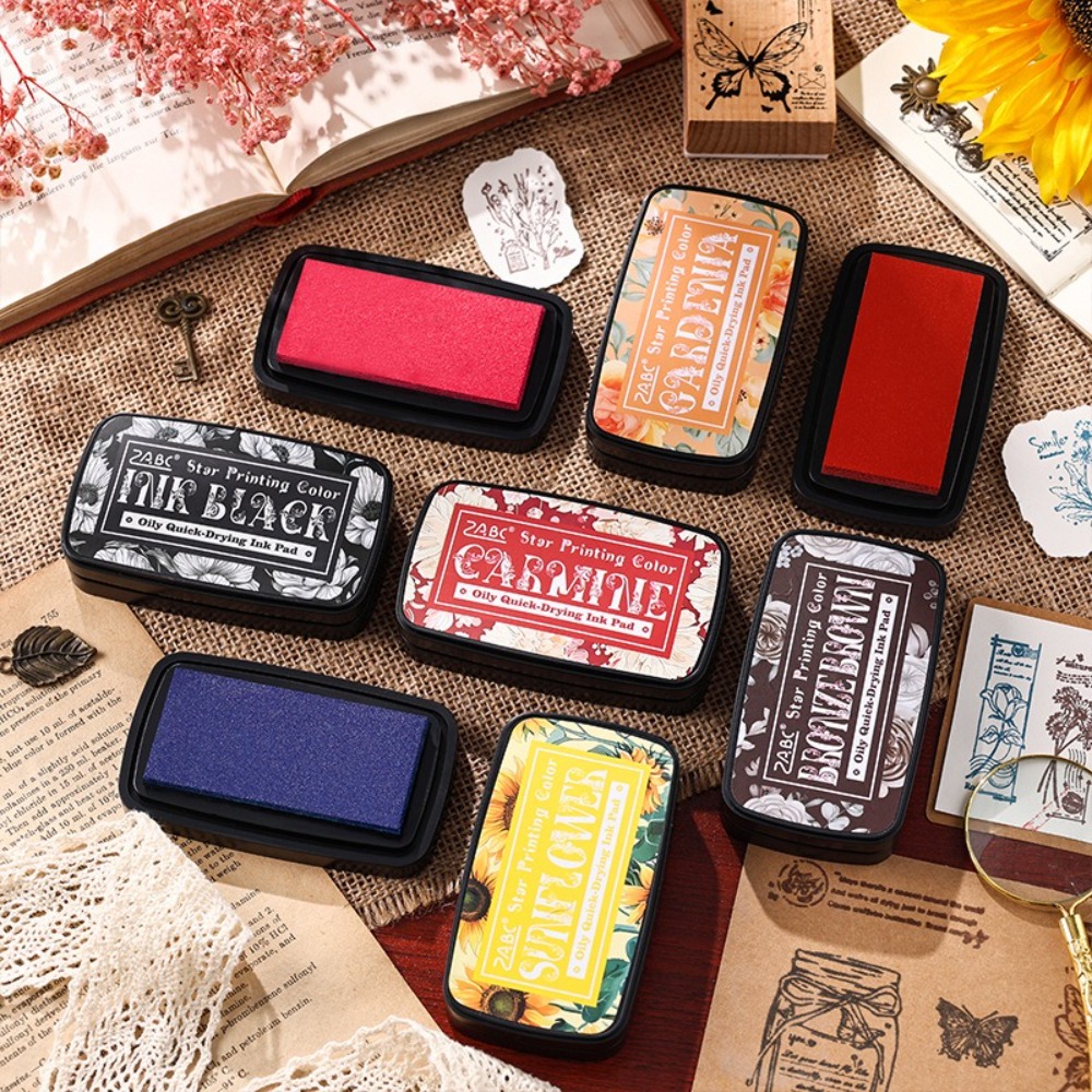 Self Inking Stamp - New Colorful Ink Pad Rectangular Easy
