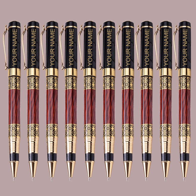 Stationery And Office Supply Stores - 10 pcs Customize Golden Text Gel