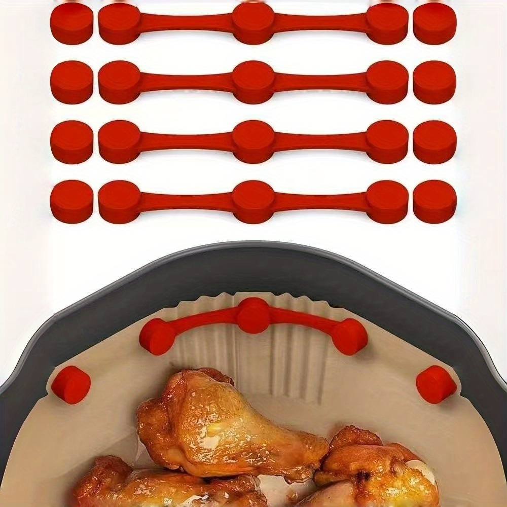 Paperclip Magnetic Set - Air Fryer Magnet Silicone Buckle, Air