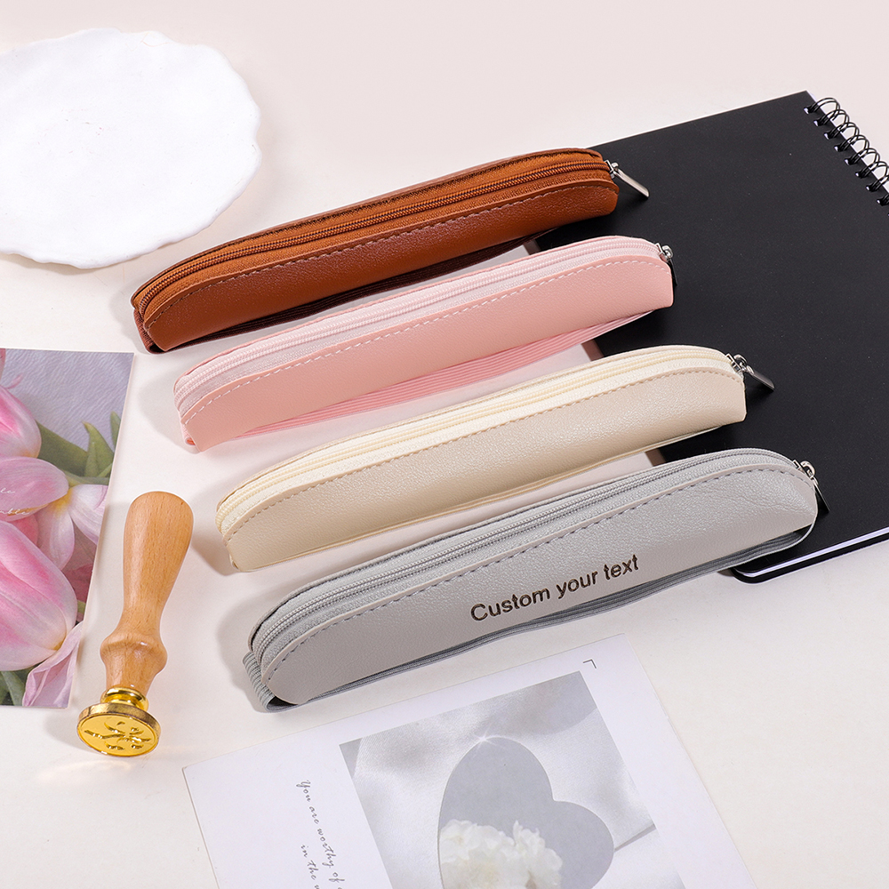 Stationery Supply - Personalized Custom Text Pencil Case Stationery