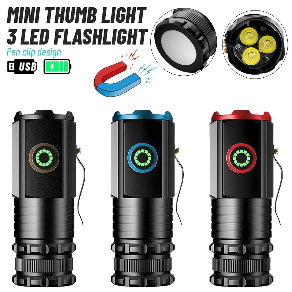 Stationery Supply - Portable Powerful Mini LED Flashlight with