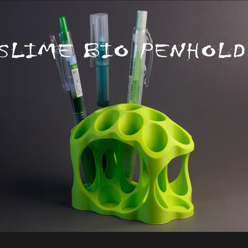 Ideal Stationery & Office Supply - Unique Slime -Inspired 3D-Printed Pen Holder