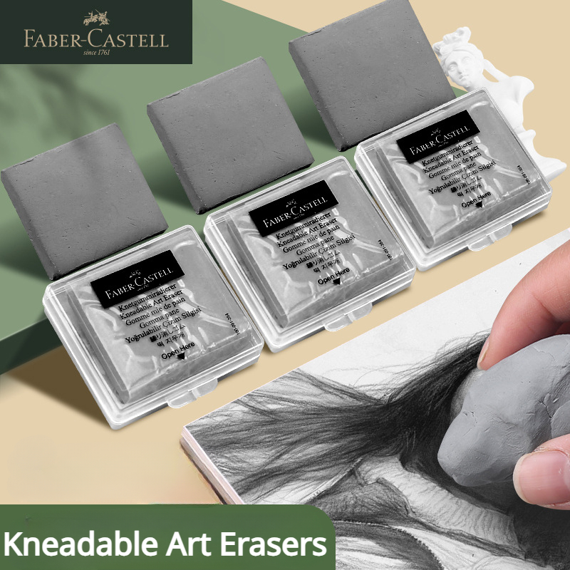 Rubber Eraser Kneaded - 1/2/3/4 Pc Faber-Castell Drawing Art Kneaded