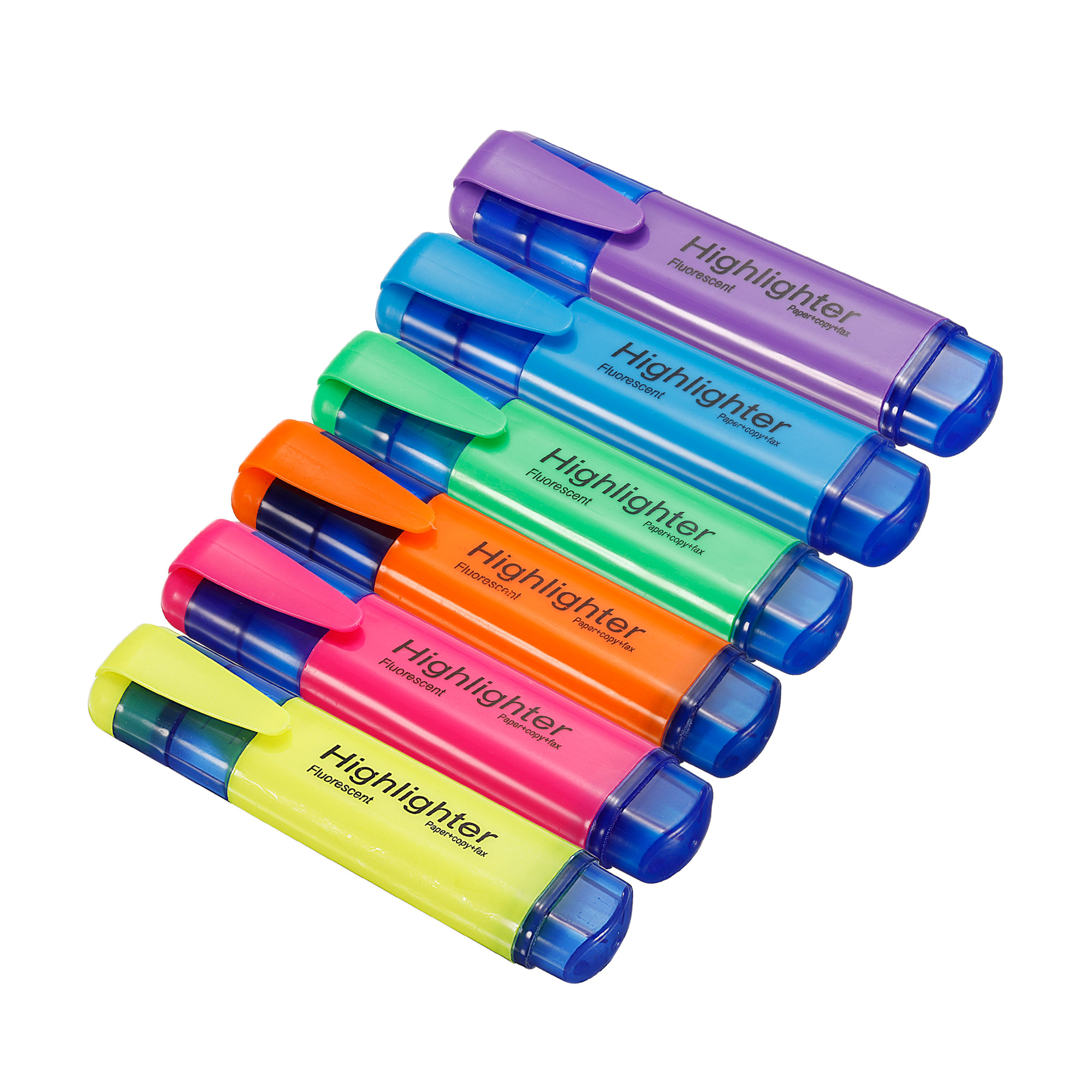 Highlighter Set Pastel - 4/6Pc Highlighter Fluorescent Pen Broad Tip