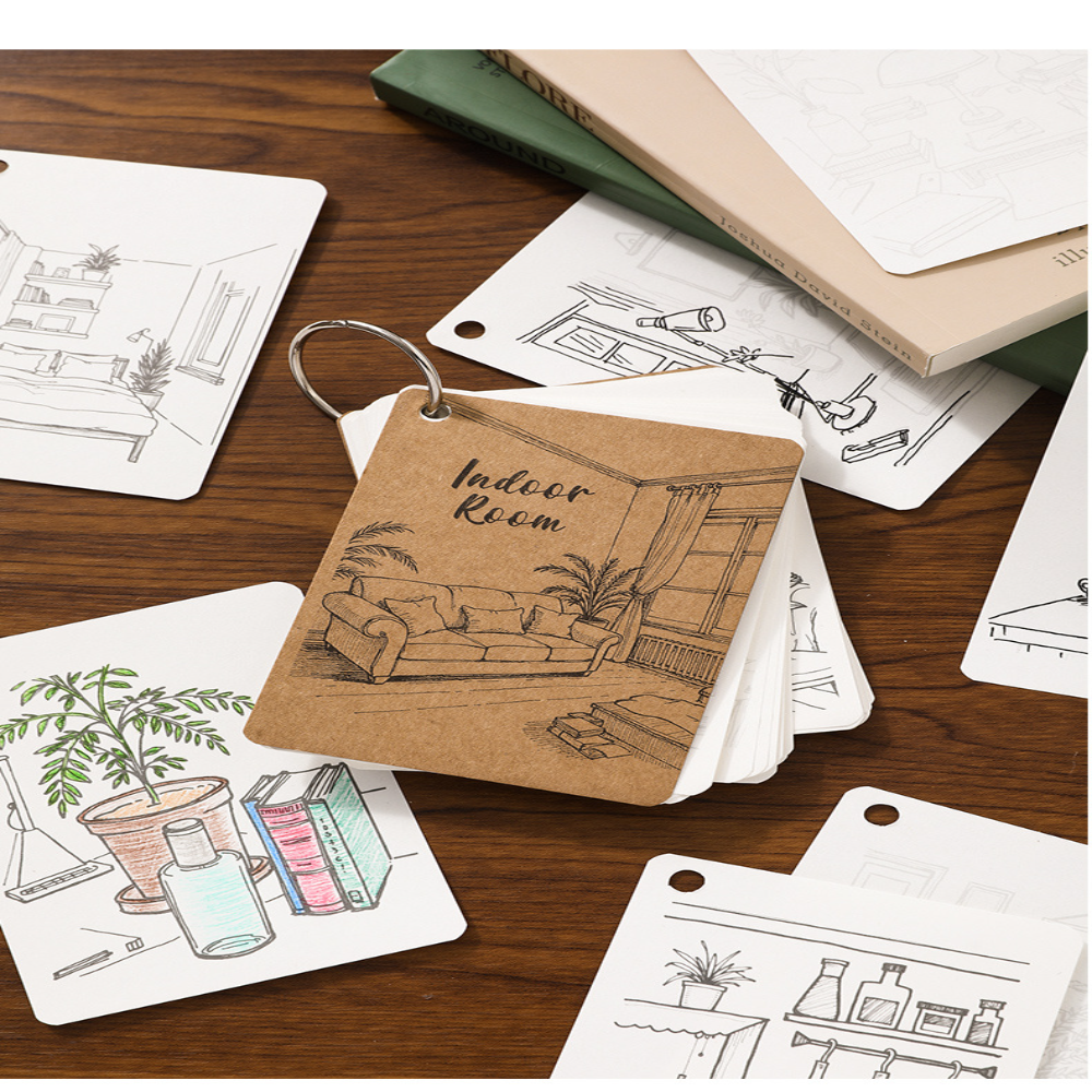 Art Sketchbook Ring - Art Sketch Pad Loose Leaf Drawing