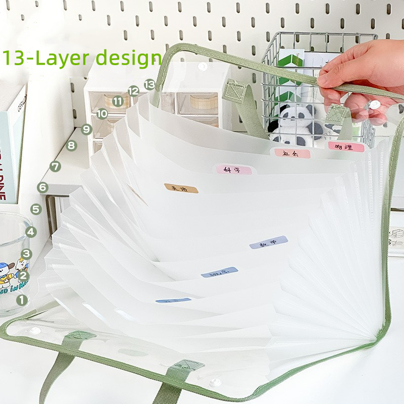 Office Stationery And Supply - 13-Layer A4 File Folder Storage Organizer