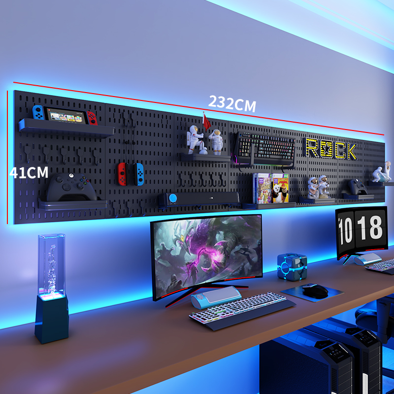 Ideal Stationery & Office Supply - A DIY e-sports pegboard decor with