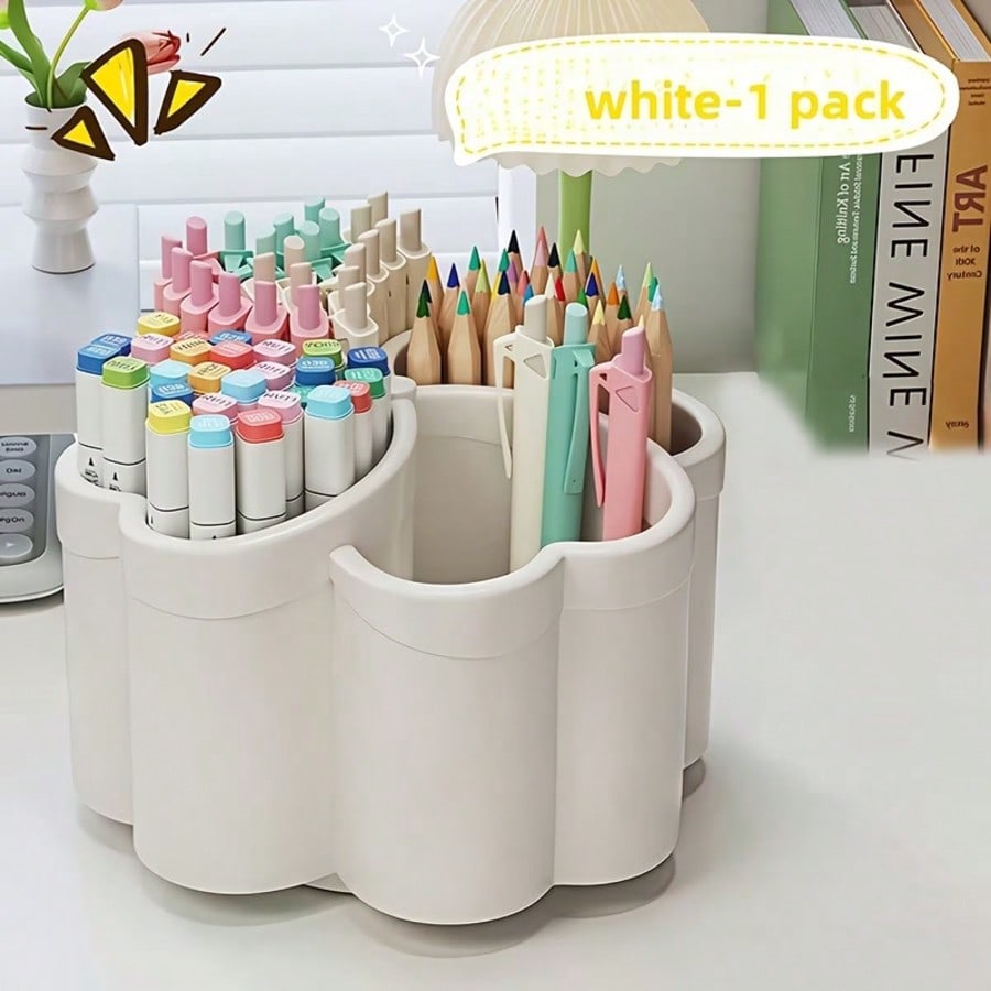 Ideal Stationery & Office Supply - 360° Rotating Desktop Organizer | 4-Tier