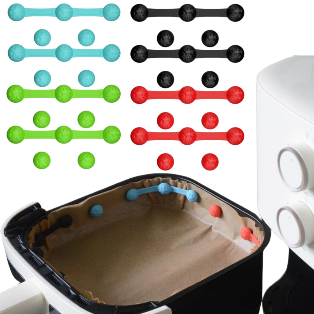 Paperclip Magnetic Set - 1/2sets Silicone Air Fryer Magnetic Clips