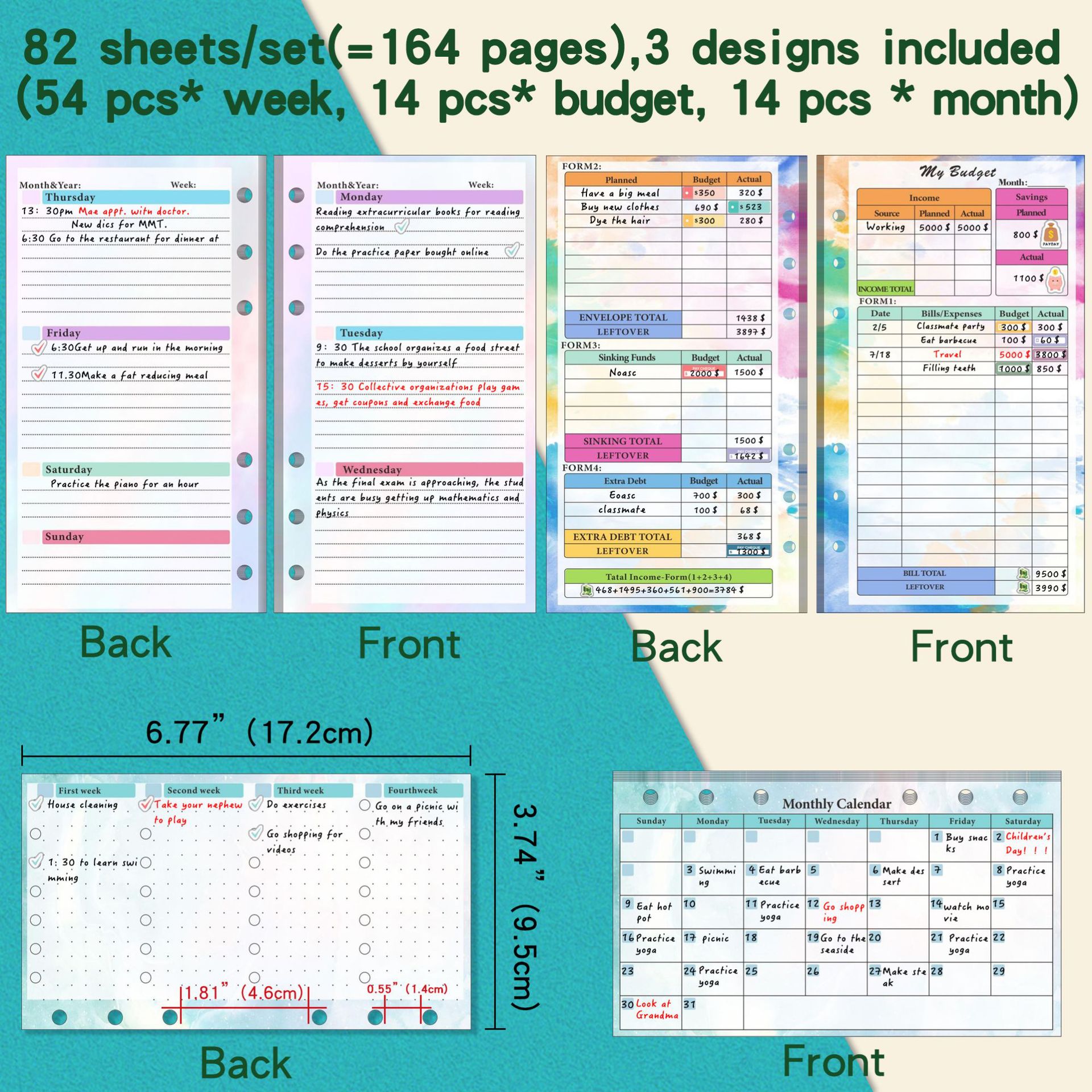2026 NEW A6 Loose Leaf Noteboo – Planner Weekly Budget Bewertung und Preis