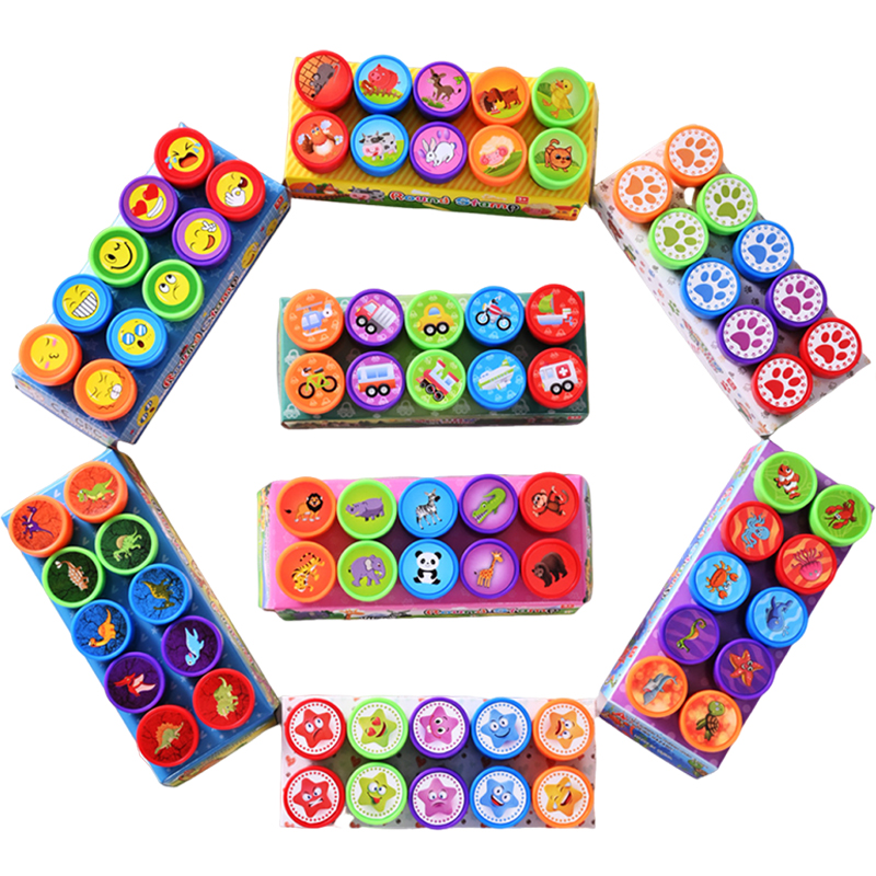 10pcs/box Assorted Stamps Self – Self Inking Stamp Bewertung und Preis