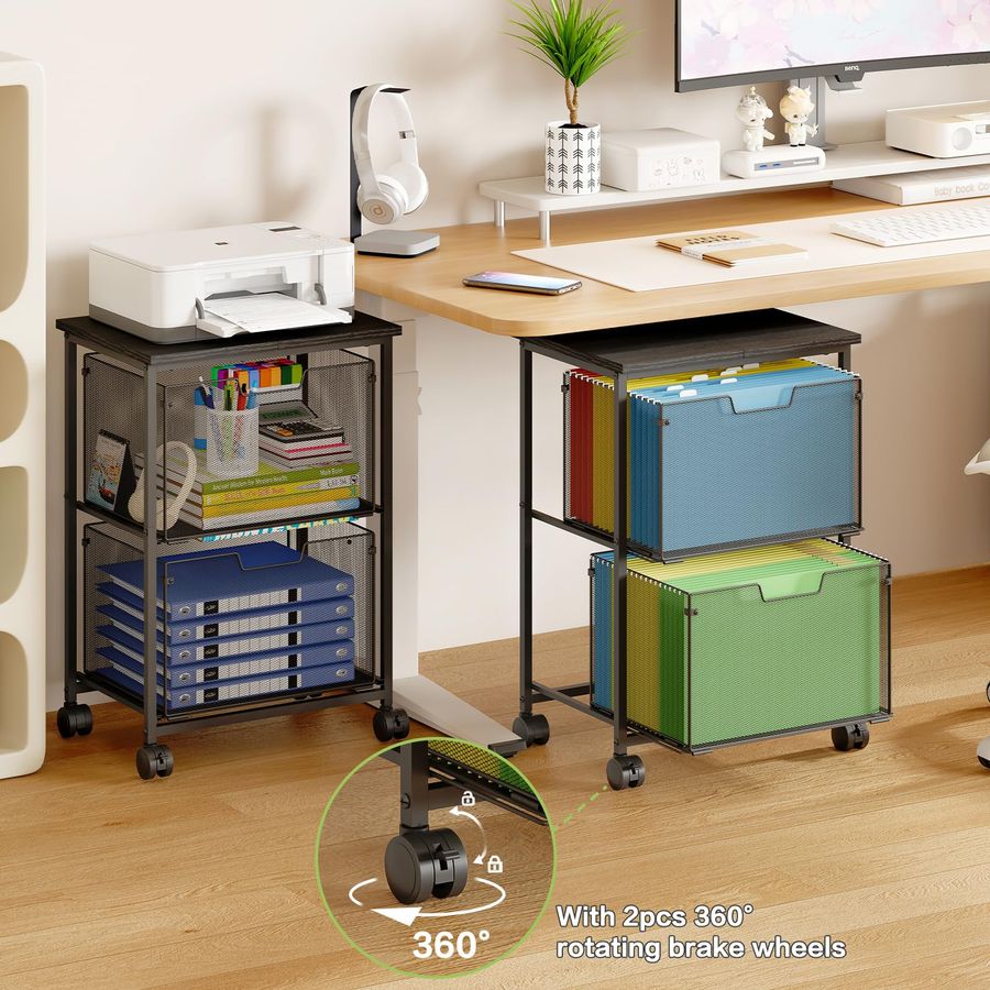 Legal Rolling File Cart with 2 – File Folder Hanging Bewertung und Preis