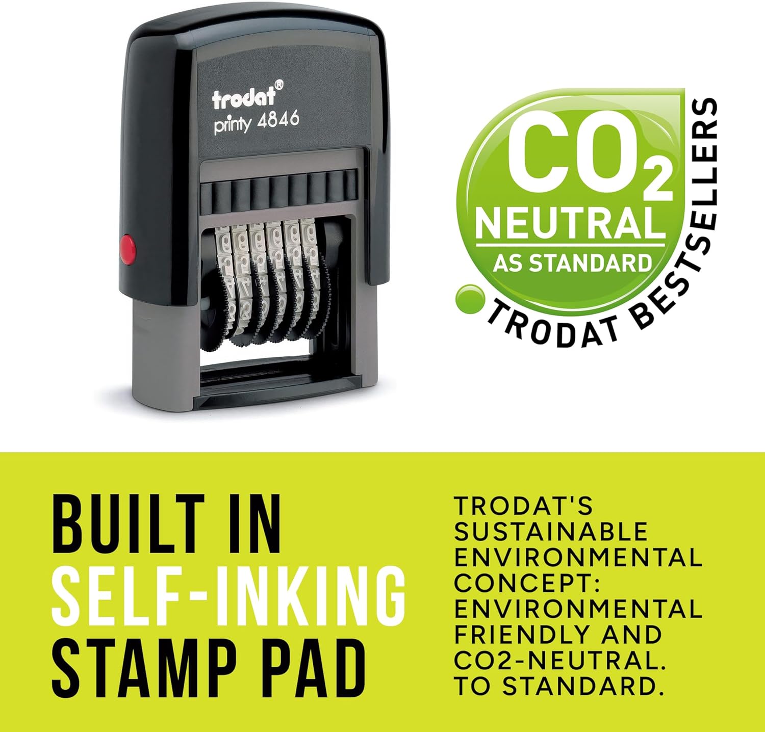 6-Digit Self-Inking Numberer R – Self Inking Stamp Bewertung und Preis
