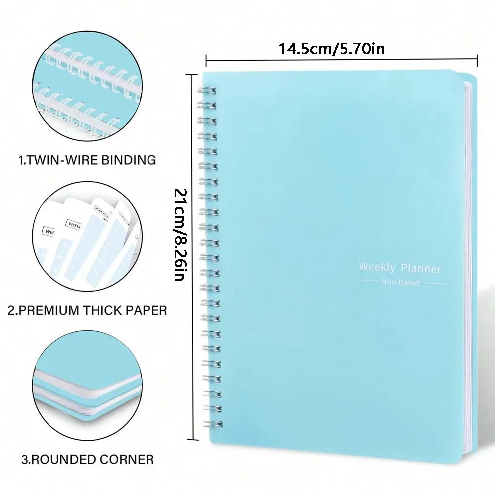 A5 Weekly Planner Coil Daily P – Planner Weekly Budget Bewertung und Preis