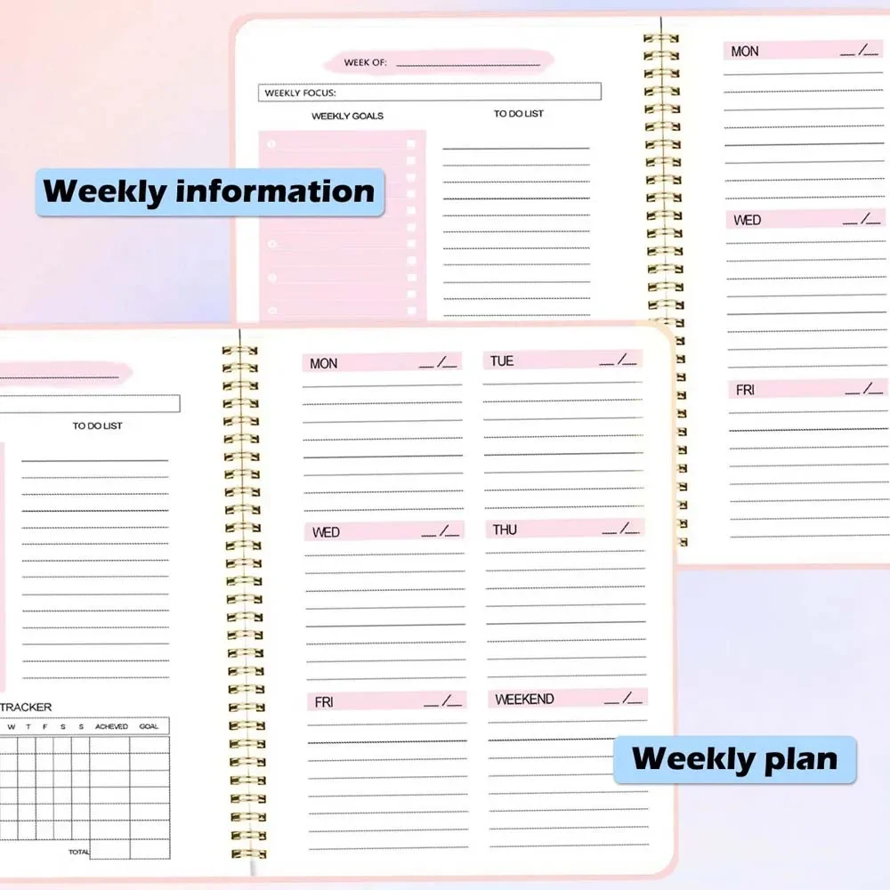 A5 Weekly Planner Coil Daily P – Planner Weekly Budget Bewertung und Preis