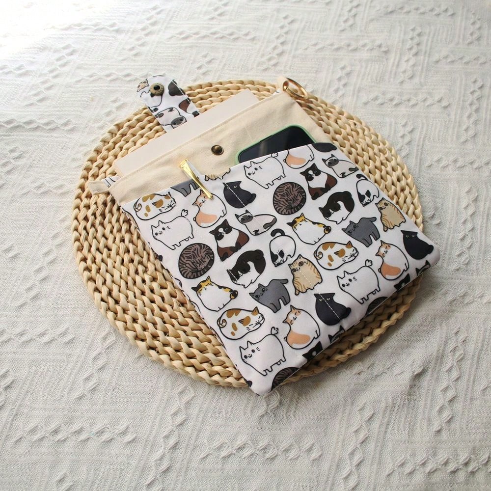1PC Mellow Cat Canvas Book Bag – Ideal Stationery & Office Supply Bewertung und Preis