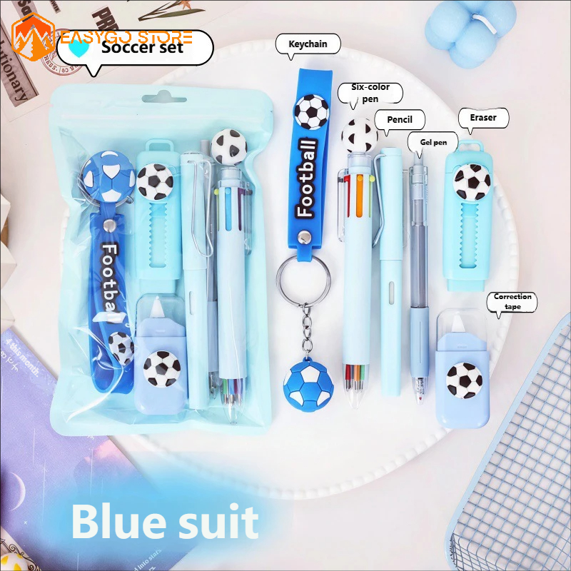 6Pcs Football Theme Stationery – Ideal Stationery & Office Supply Bewertung und Preis