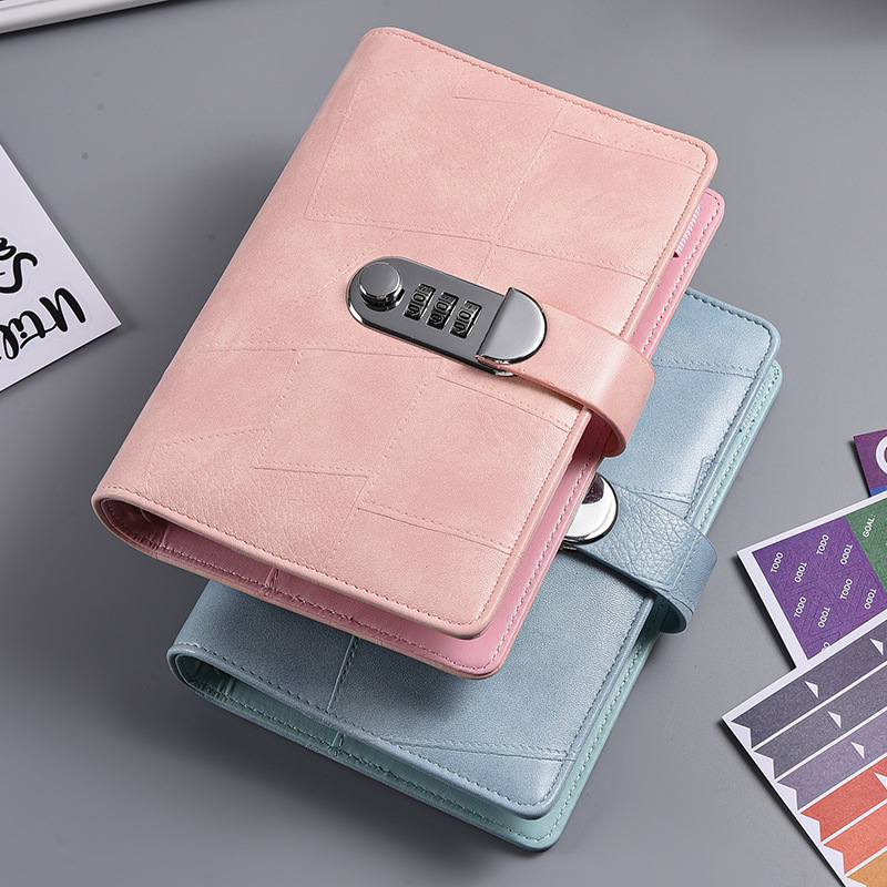 A6 PU Leather Password Lock Bi – Planner Weekly Budget Bewertung und Preis