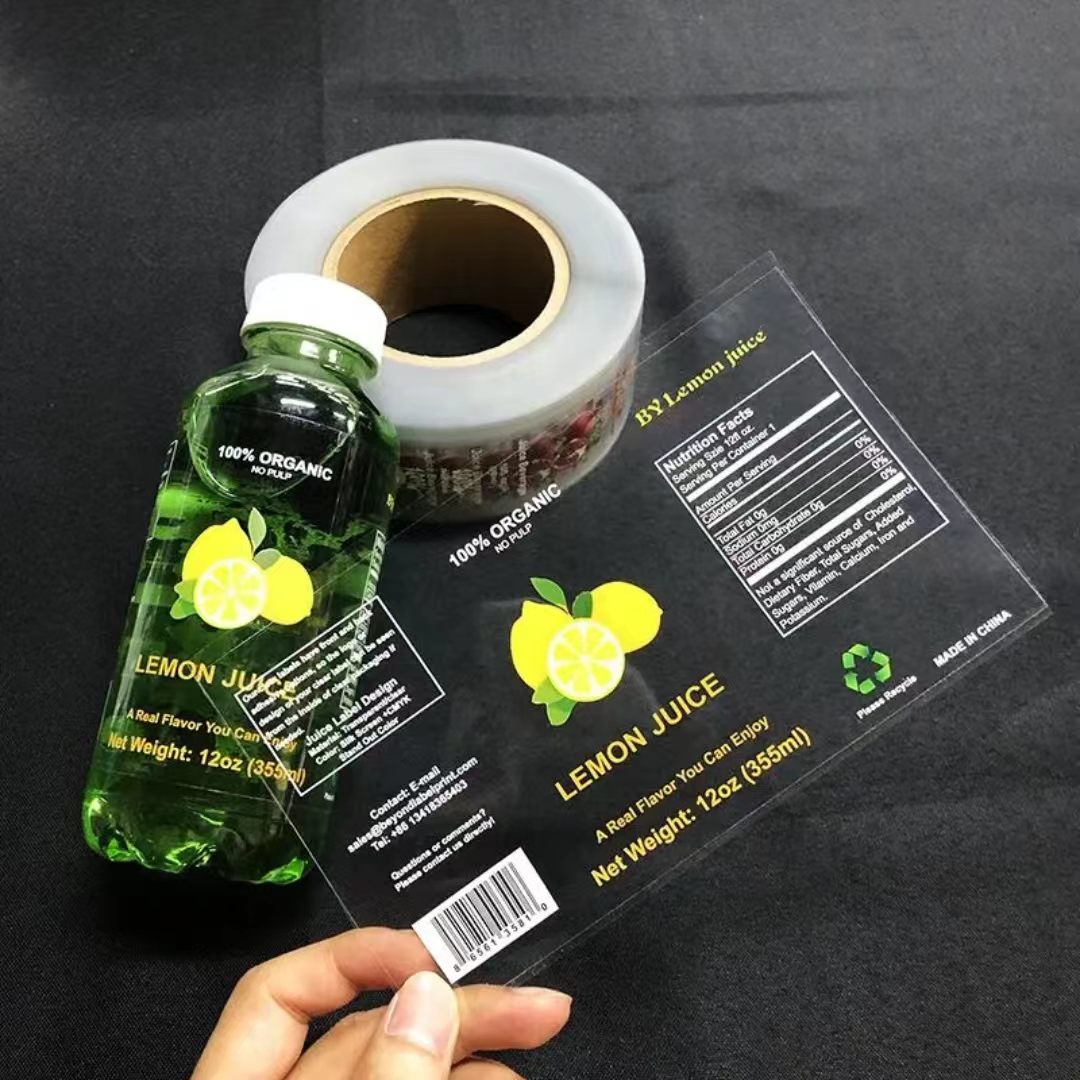 Custom Printed Transparent BOP – Sticker Label Roll Bewertung und Preis
