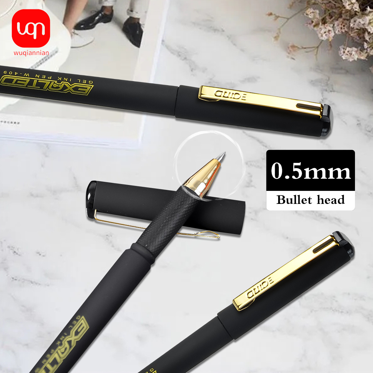 WQN-4/8/12pcs Simple Black Gel – Office Stationery Supply Business Bewertung und Preis