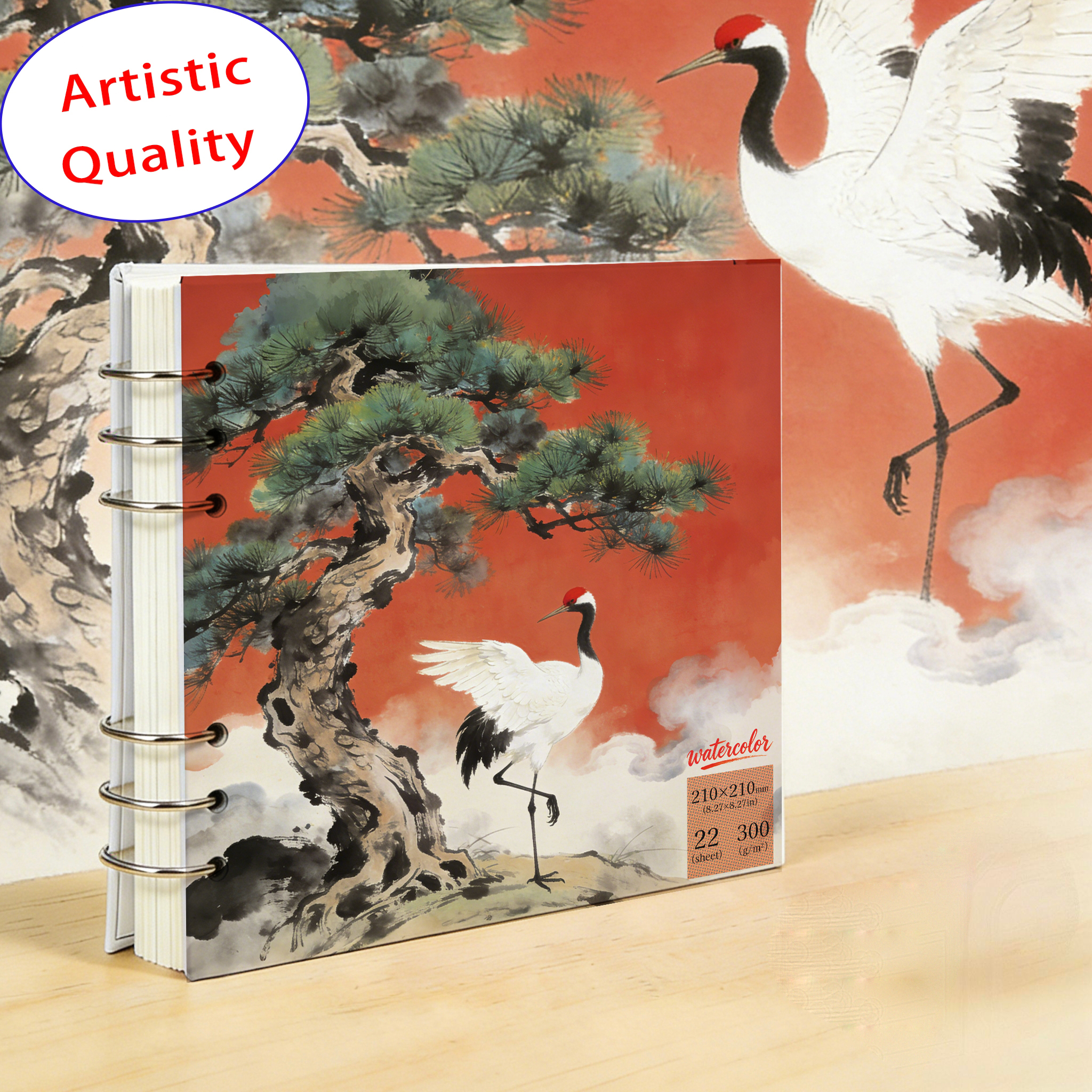 210x210mm Square Watercolor Pa – Art Sketchbook Ring Bewertung und Preis