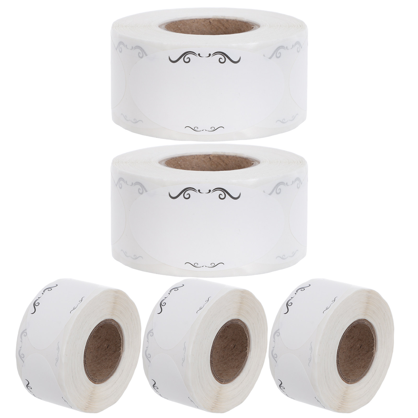 5 Rolls Blank Writable Sticker – Sticker Label Roll Bewertung und Preis