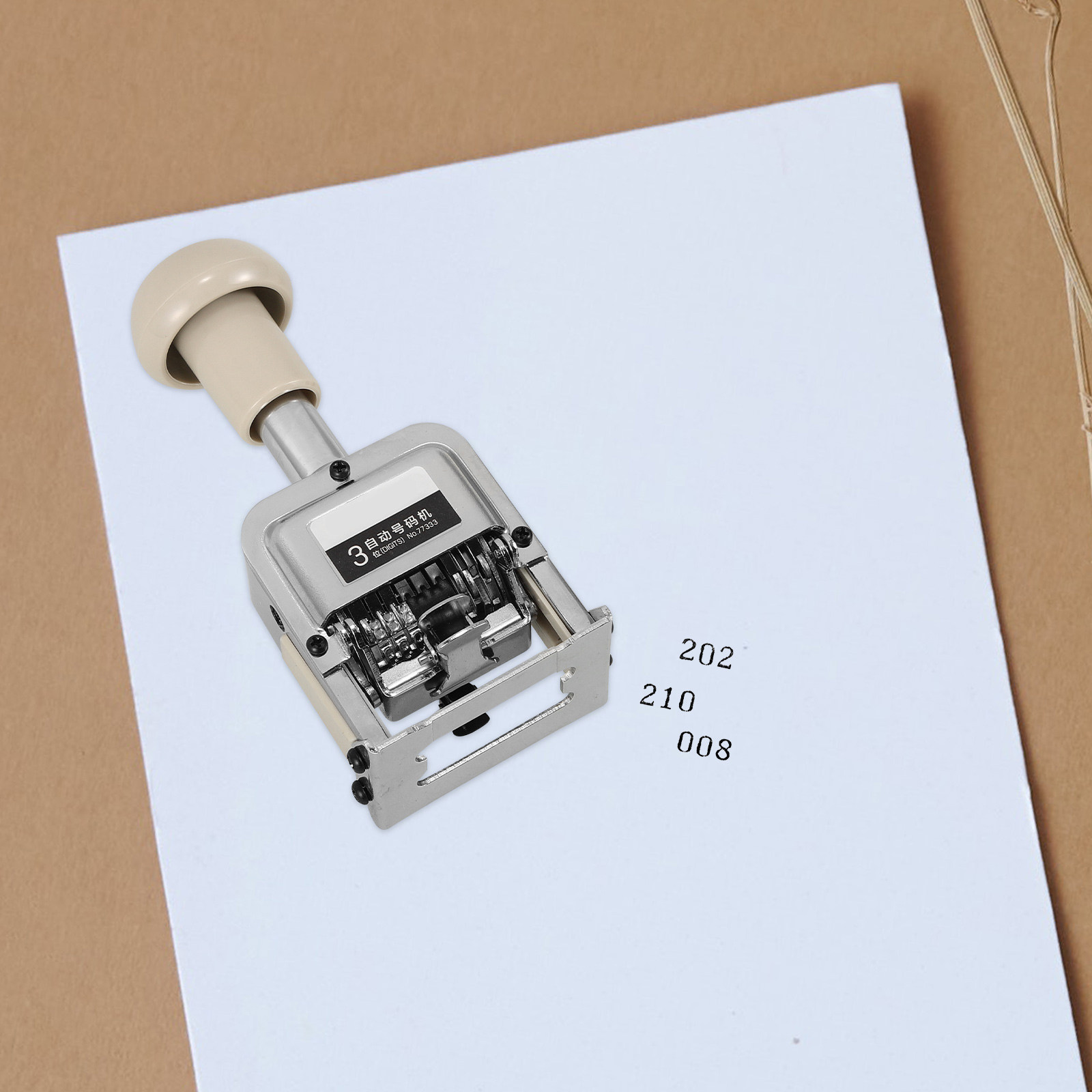 Automatic Number Stamp Portabl – Self Inking Stamp Bewertung und Preis