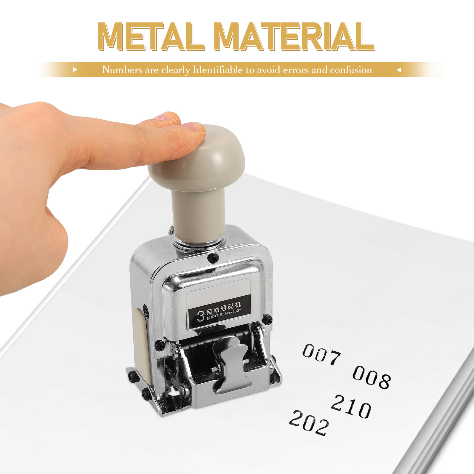 Automatic Number Stamp Portabl – Self Inking Stamp Bewertung und Preis