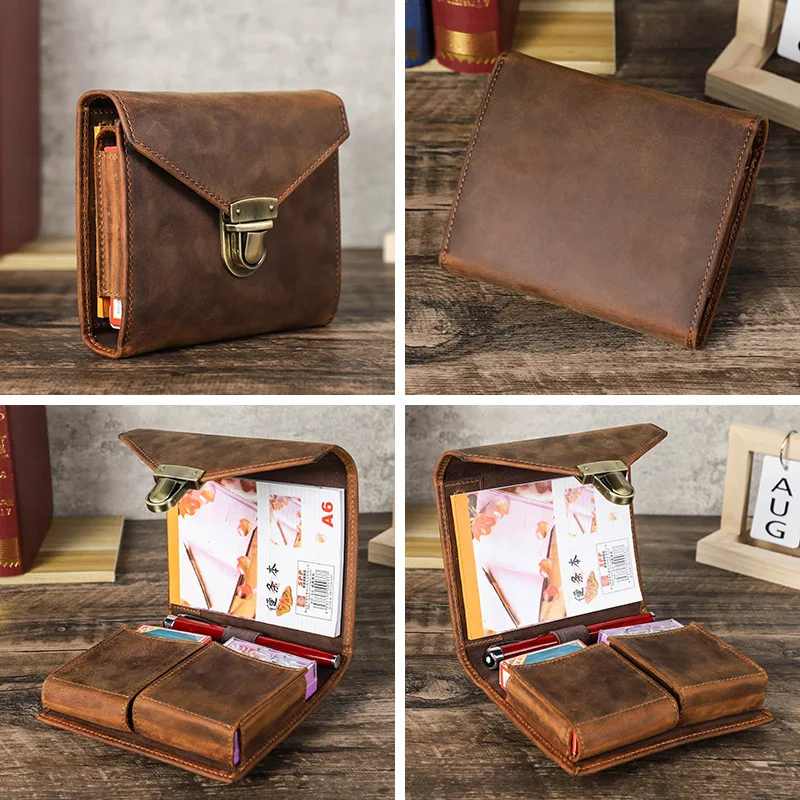 Luxury Retro Leather Notebook  – Office Stationery Supply Business Bewertung und Preis