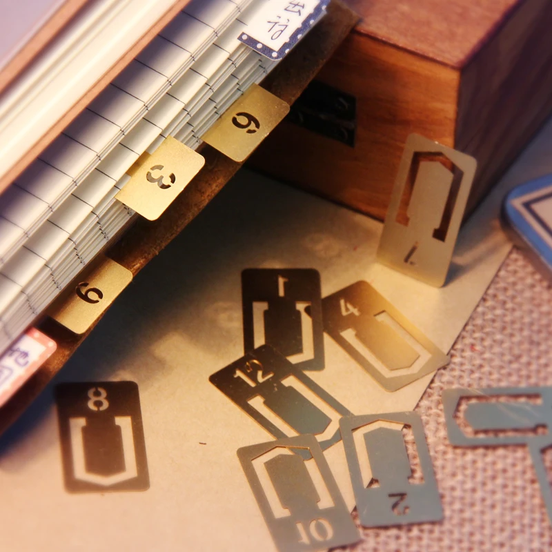 12 Pcs/lot Vintage Copper Book – Stationery And Office Supply Stores Bewertung und Preis