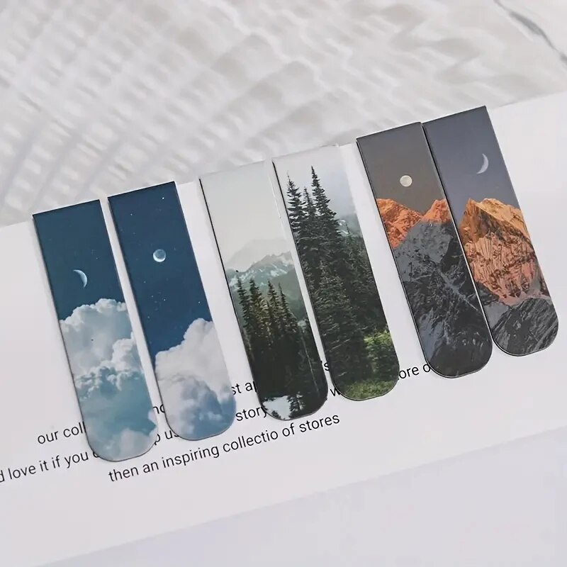 2Pcs/Set Landscape Themed Magn – Paperclip Magnetic Set Bewertung und Preis
