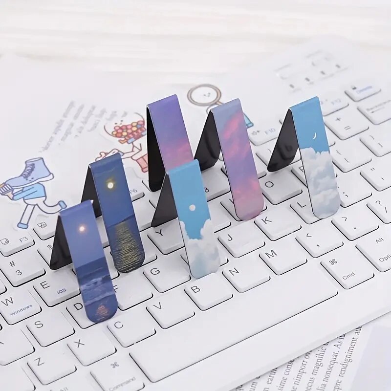 2Pcs/Set Landscape Themed Magn – Paperclip Magnetic Set Bewertung und Preis