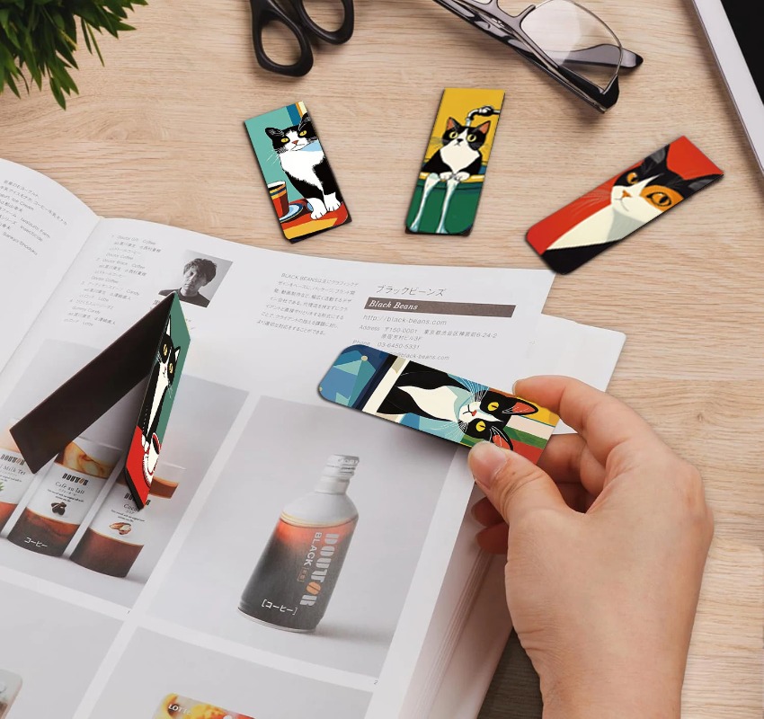 5PCS Simple And Fun Cat Magnet – Office Supply Office Stationery Items Bewertung und Preis