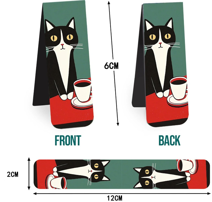 5PCS Simple And Fun Cat Magnet – Office Supply Office Stationery Items Bewertung und Preis