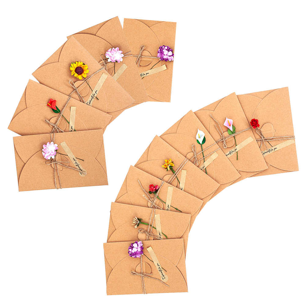 12Pcs Vintage Greeting Card Se – Letter Envelope Kraft Bewertung und Preis